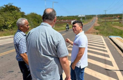 Rubens Vieira (PT) anunciou o início das obras de recuperação da rodovia PI-213